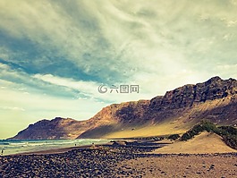 海,山,景觀