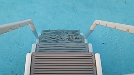 階梯,游泳,池