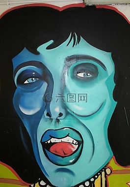 壁畫,臉,女子