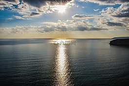 光路,太陽,海