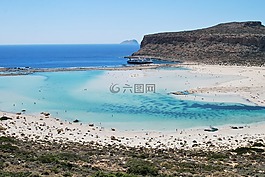 balos泻湖,克里特岛,希腊