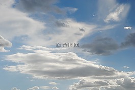 云,藍(lán)色,天空