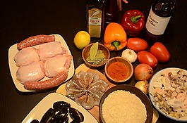 西班牙美食,肉菜飯,葡萄酒