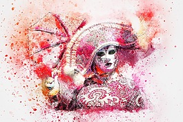 面具,狂欢节,威尼斯