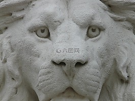 獅子,雕像,數(shù)字