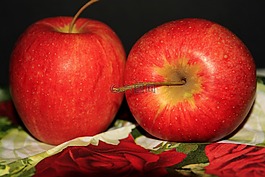 蘋果,水果,紅色