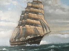 帆船,船舶,海