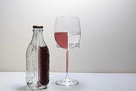 紅葡萄酒,玻璃,受益