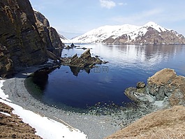 灣,海洋,海灘