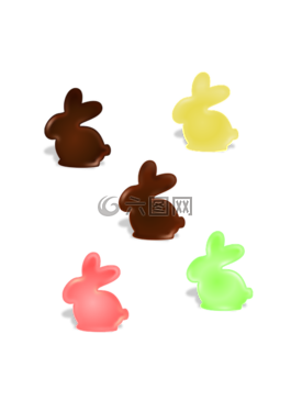 復(fù)活節(jié),巧克力,gummib?rchen