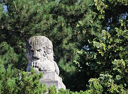 堡壘,獅子,雕像
