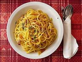 意大利面,意大利面條carbonara,cabonara