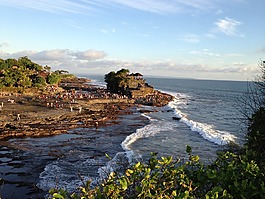海神廟,巴厘島,海洋