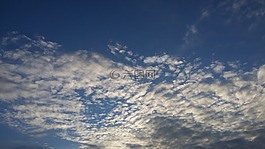 天空,云,棉花