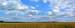 天空,云,全景