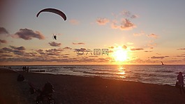 滑翔傘,波羅的海,假日