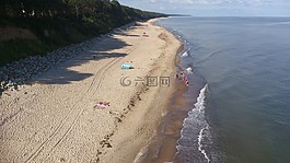 波羅的海,海灘,景觀
