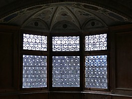 窗口,城堡 windows,灣窗口