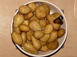 馬鈴薯,土豆,熟