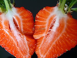 草莓,水果,紅色