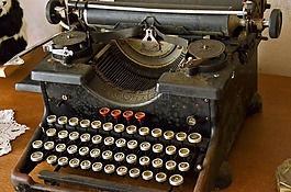 打字機,鍵盤,關鍵