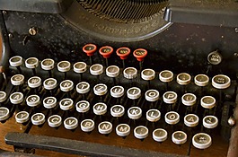 打字機,鍵盤,關鍵