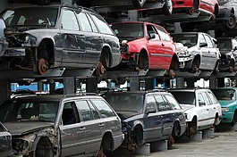 汽車,墳場,繁榮