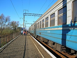 火車(chē),elektrichka,村