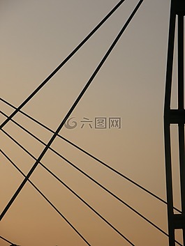 線,電纜,屋頂