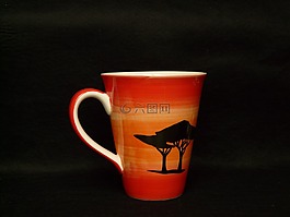 杯,咖啡杯,樹