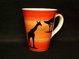 杯,咖啡杯,長(zhǎng)頸鹿