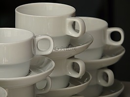 噸,餐具,咖啡杯