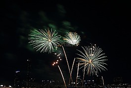 首爾國際煙花節,夜晚的天空,汝矣島