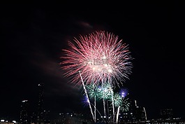 首爾國際煙花節,夜晚的天空,汝矣島