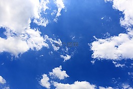 天空,云計算,藍色