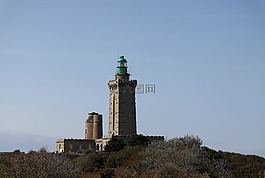 燈塔,海洋,大西洋