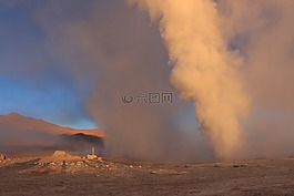 熱的來源,蒸汽,火山