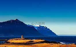 冰島,景觀,山