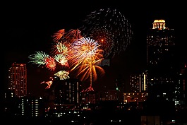 焰火,節日,曼谷
