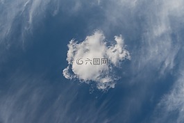 云,白,藍色