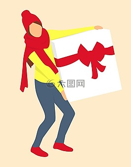 圣誕節(jié),模型,冬天