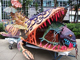 鱼,alebrije,艺术