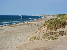 丹麥,冷夏威夷,海灘