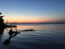 海景,黃昏,和平