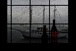 雨滴,船舶,老