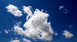 云,天空,白