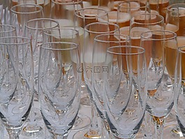 香檳酒杯,眼鏡,欄