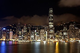 香港,看,天際線