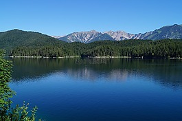 eibsee,巴伐利亞,湖