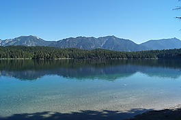 eibsee,巴伐利亞,湖